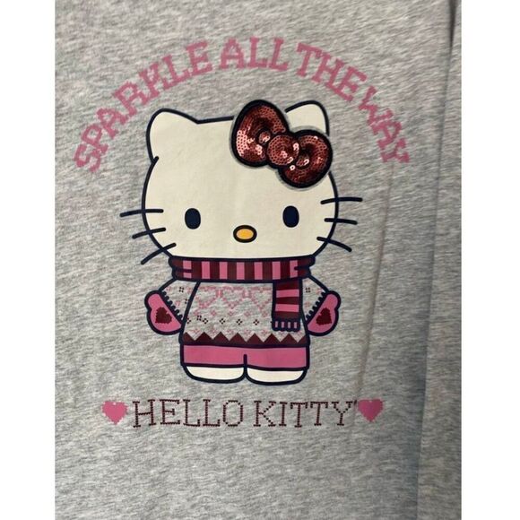 Granimals hello kitty sparkle all the way sequin long sleeve T-shirt S/7 - Picture 4 of 4